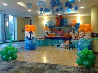 como fazer decoração de festa infantil em casa com balões