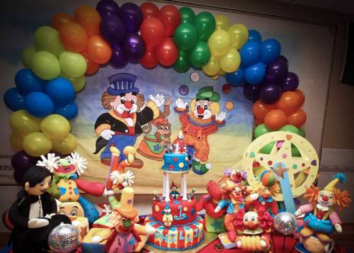 decoração de festa infantil circo patati patata