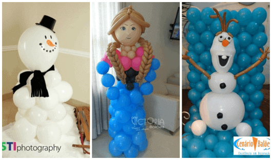 fazer personagens com balões para crianças
