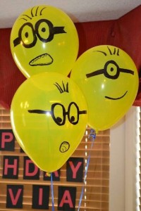 Decoração de festa para criança com balões