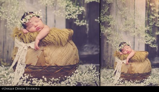 Ideias de fotos para book de bebê feminino