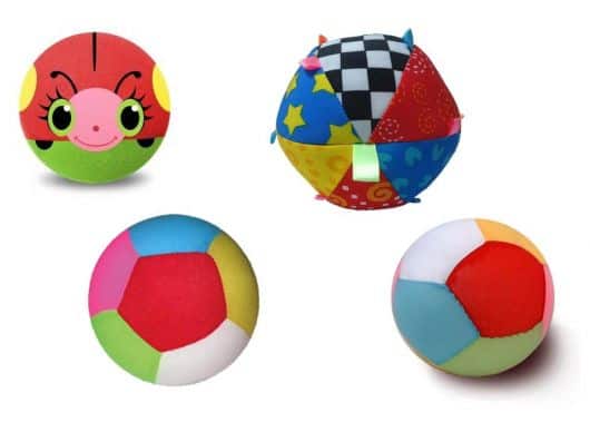 bolas coloridas para bebês