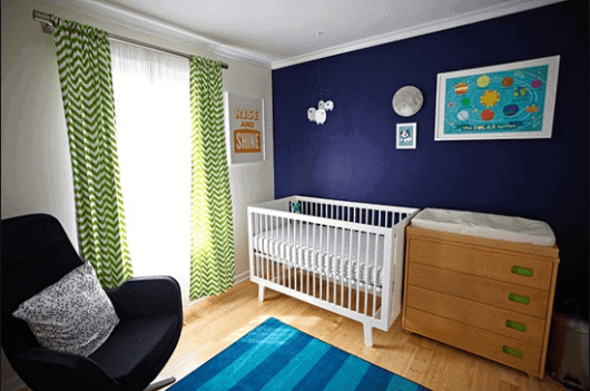 cores diferentes para quarto de bebê