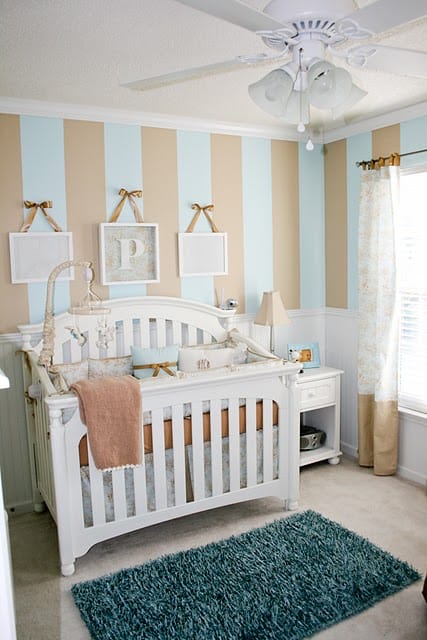 opções de cores para quarto de bebê