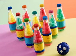 artesanato infantil com garrafa Pet