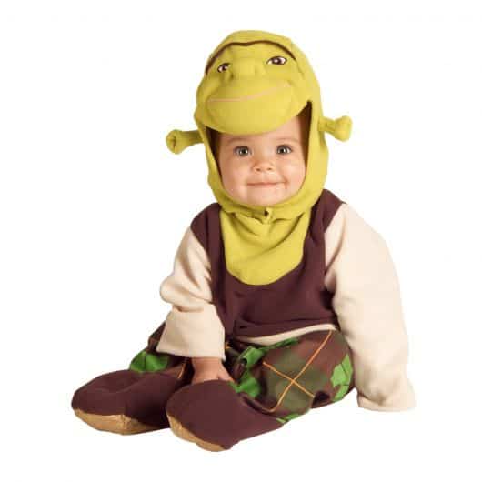 Fantasia Shrek para bebês