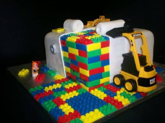fotos de bolos Lego