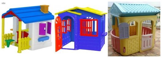 Variedade de modelos de casinhas