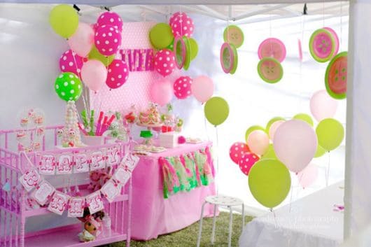 Decoração de festa Lalaloopsy com balões - Fotos
