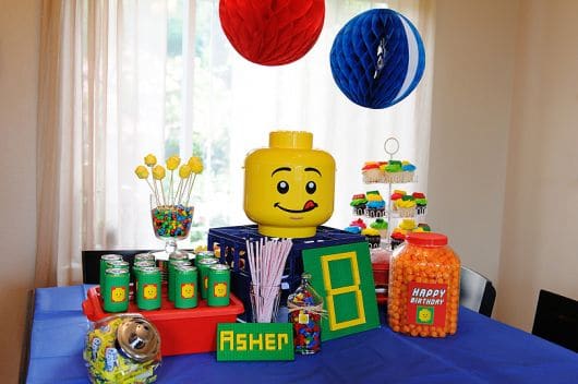 Dicas de aniversário Lego em casa simples