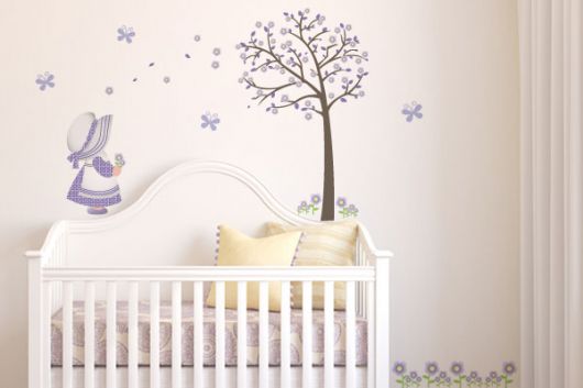 adesivos decorativos para quarto de bebê feminino