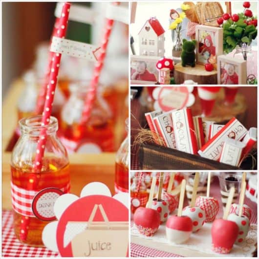 Fotos de doces decorados de Festa Chapeuzinho Vermelho