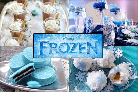 Dicas de decoração de Festa Frozen para menina