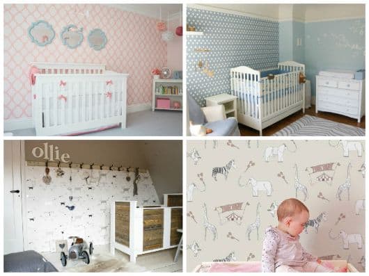 fotos de papel de parede infantil para quarto