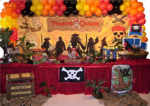 festa infantil piratas do caribe