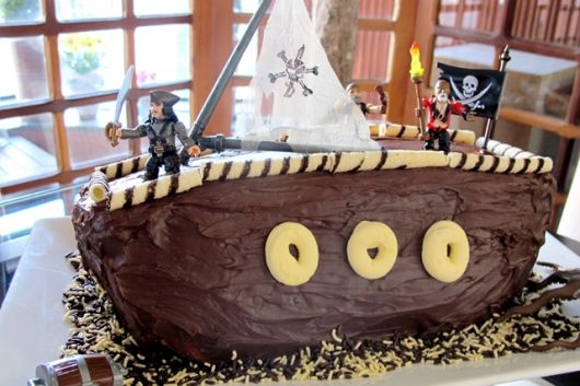 dicas de bolo de pirata 