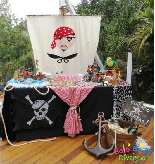 passo a passo de uma festa pirata