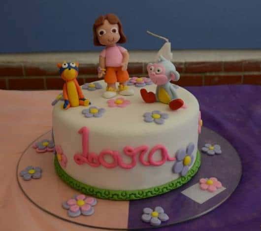 pequeno bolo da Dora 