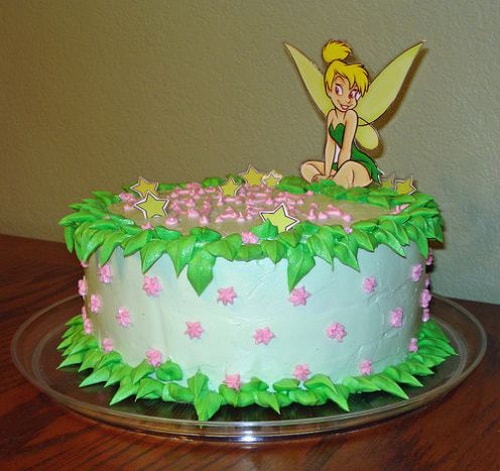 Bolo simples Tinker bell