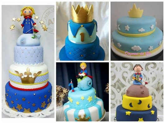 modelos de bolos do pequeno príncipe