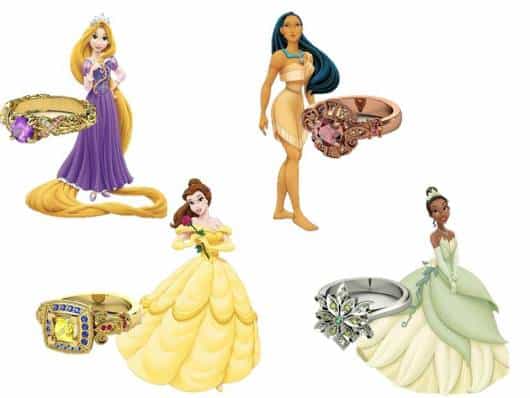 anel de debutante princesas