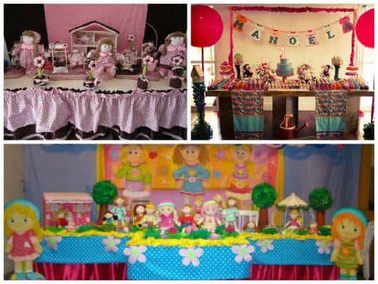 ideias de decoração de festa das bonecas