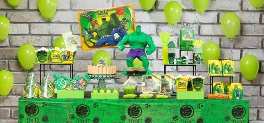 festa simples do hulk