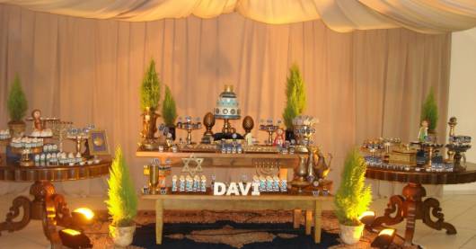 decoração festa rei davi