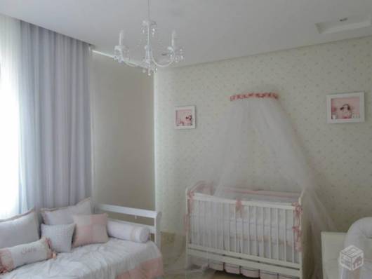 cortina embutida quarto de bebê