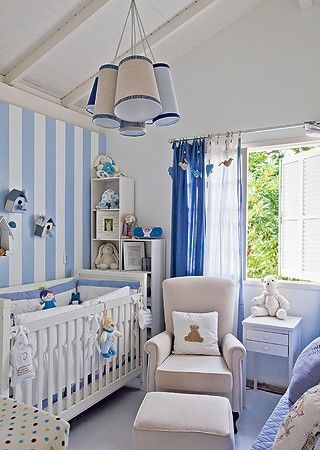 ideia de cortina para quarto de bebê