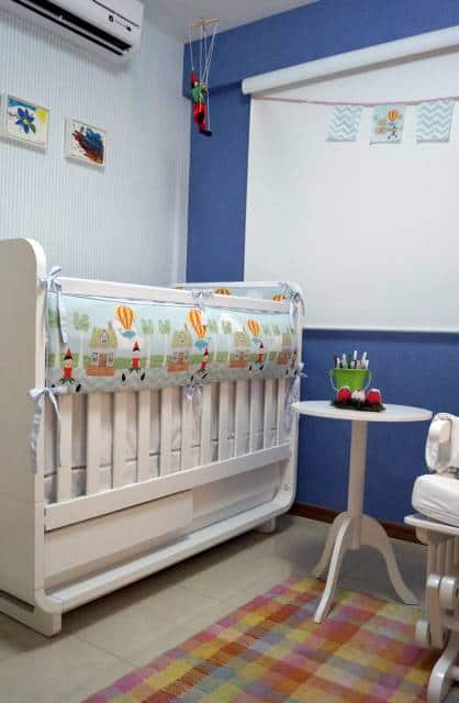 cortina rolo para quarto de bebê