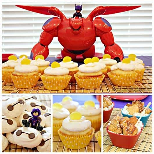 ideias de cupcake para festa big hero