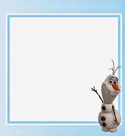 convite simples Olaf