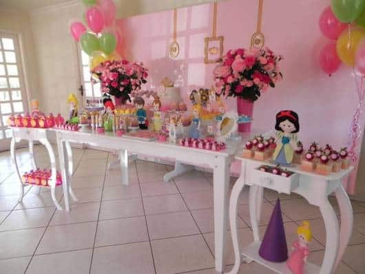 festa princesas provençal rosa