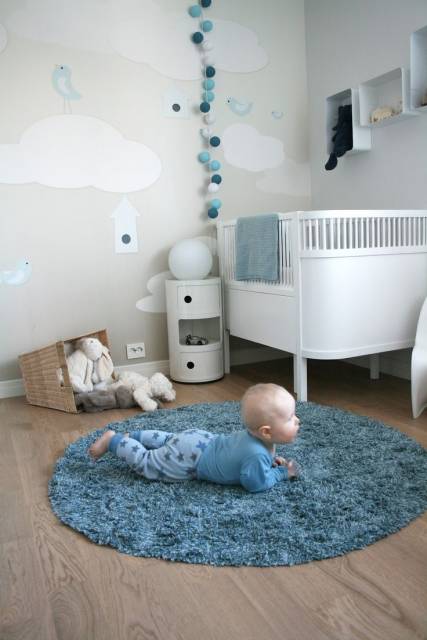 tapete redondo quarto de bebê