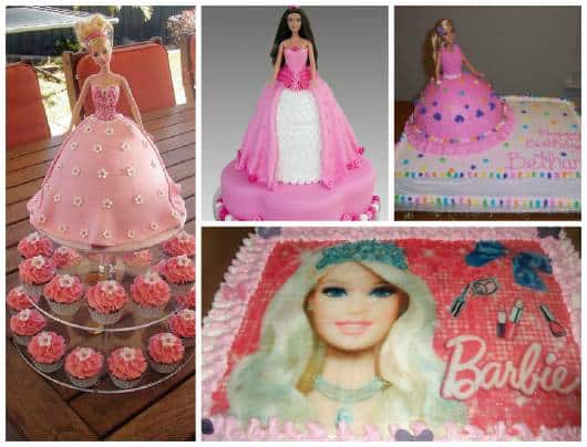 ideias para bolo barbie princesa