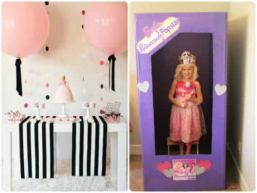 ideias para festa da Barbie princesa