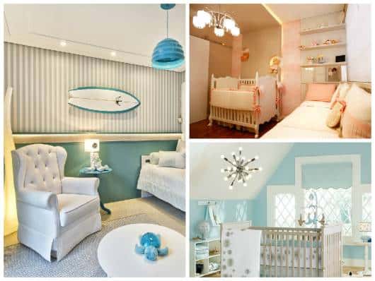 ideias decoração moderna quarto bebê