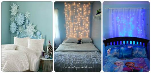 ideias decorar quarto menina com luzinhas