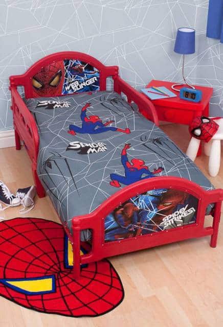 cama infantil homem aranha