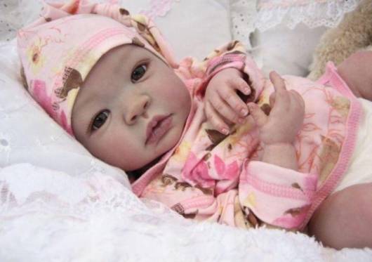 boneca reborn menina roupa rosa