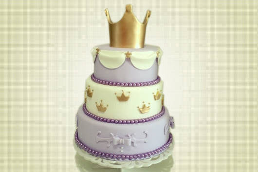 Fotos de bolos decorados com coroa