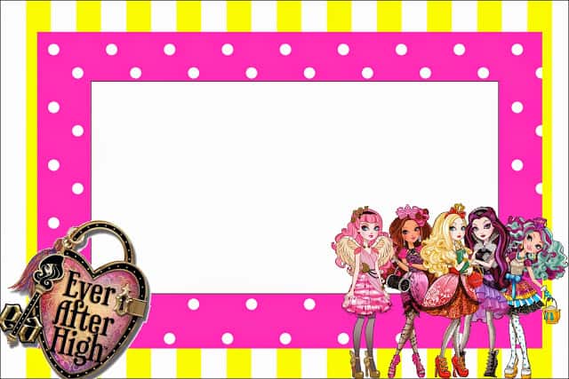 convite ever after high