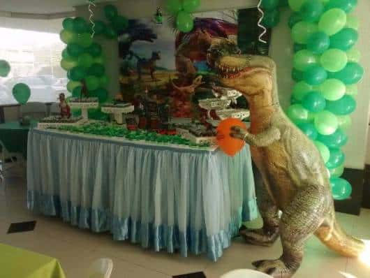painel festa dinossauro