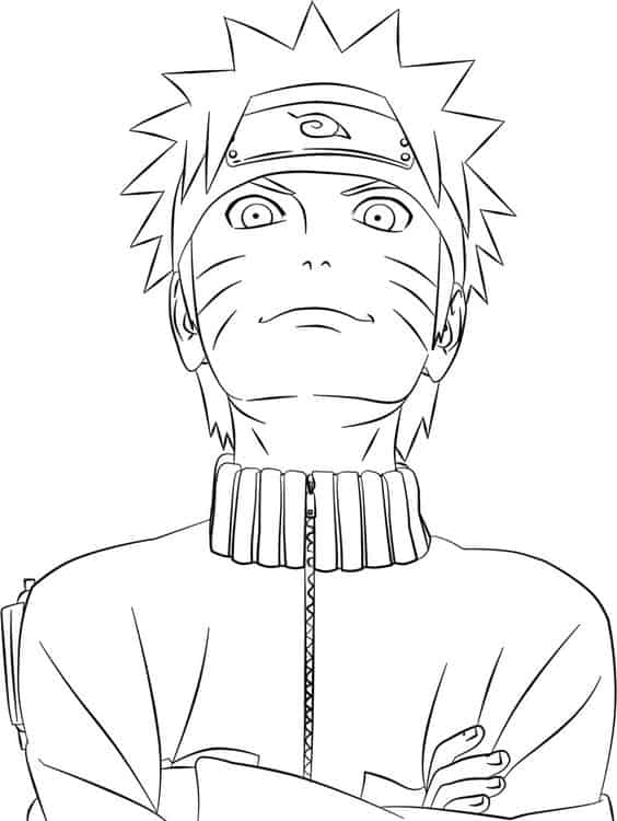 Desenhos Para Colorir Do Naruto 40 Opções Para Imprimir