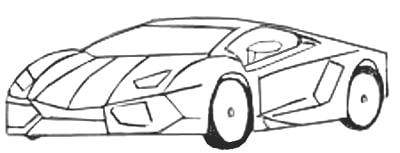desenhos de carros para colorir rápido