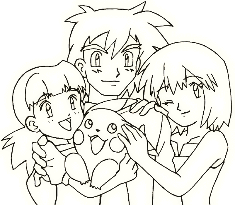 personagens com pikachu