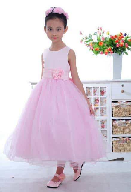 vestido de formatura infantil rosa ideias usar