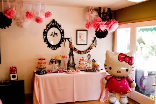 Festa Hello Kitty em casa
