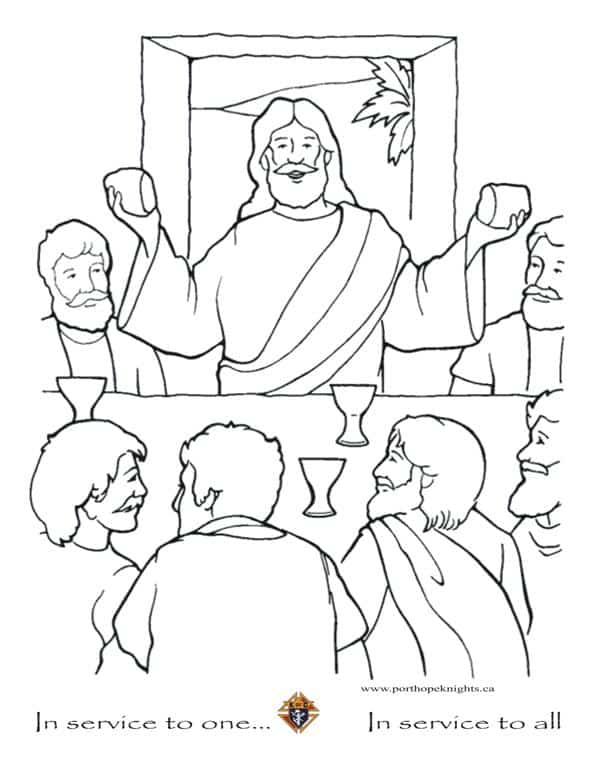 desenho Jesus com discípulos